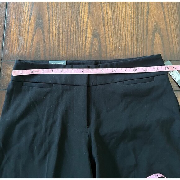 The Limited Black Flat Front Skinny Career Wear Women's Pants Straight Leg 2 NEW - Picture 8 of 10